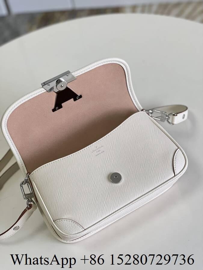 Sell               Buci Epi Leather bag     omen Luxury bag leather bag cream 3