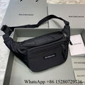 Shop Balenciaga logo-patch belt bag balenciaga waist bag men fanny pack luxury  