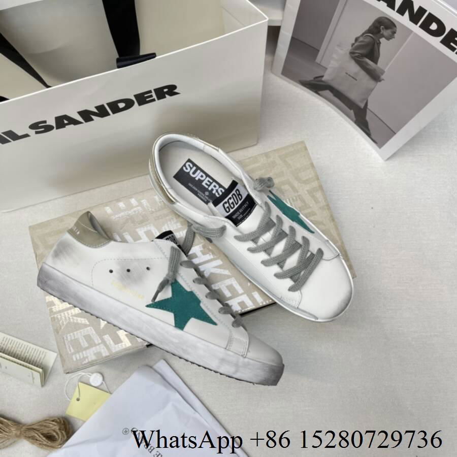 Sell Golden Goose Superstar low-top sneakers GGDB Leather sneaker silver glitter 5