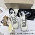 Sell Golden Goose Superstar low-top sneakers GGDB Leather sneaker silver glitter 9