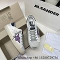 Sell Golden Goose Superstar low-top sneakers GGDB Leather sneaker silver glitter 16