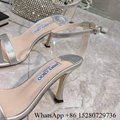 Shop Jimmy Choo heels black suede pump platform sandals women luxury heel price