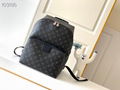 Sell               Backpack zipper men's leather discovery backpack monogram bag 12