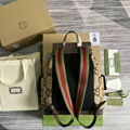 Sell Gucci Jumbo GG Canvas Backpack in Beige brown GG wool backpack high qulaity