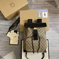 Sell Gucci Jumbo GG Canvas Backpack in Beige brown GG wool backpack high qulaity