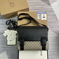 Hot sale Gucci GG Supreme messenger bag leather crossbody bag gucci satchel mens