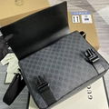 Hot sale Gucci GG Supreme messenger bag leather crossbody bag gucci satchel mens