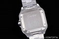 Hot sale Cartier Santos De Cartier Pave Diamond Dial Full Diamond watch cheap   