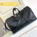               Keepall 55 Bandouliere in Monogram Canvas Eclipse Carryall Duffle  3