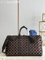               Keepall 55 Bandouliere in Monogram Canvas Eclipse Carryall Duffle  6