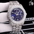 Shop Rolex watches Oyster Perpetual DAY-DATE Diamond bezel watch white 39mm      6