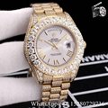 Shop Rolex watches Oyster Perpetual DAY-DATE Diamond bezel watch white 39mm      12