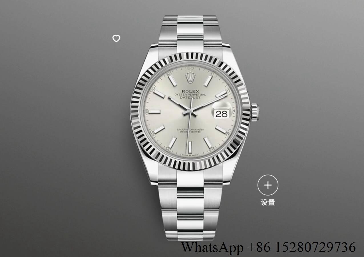 Shop Rolex Stainless Steel Oyster Perpetual Datejust 41mm chronometer officially 4