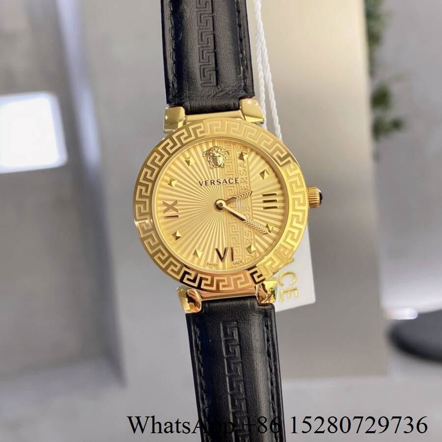 Buy Women         Greca Icon leather watch luxury fashion watch         medusa  5