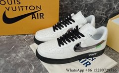 Shop               x      Air Force 1 custom      sneaker vuitton virgil abloh   (Hot Product - 5*)