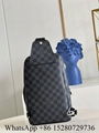 Sell Louis Vuitton Sac Avenue Sling Damier infini bag men crossbody bag leather 