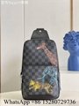 Sell Louis Vuitton Sac Avenue Sling Damier infini bag men crossbody bag leather 