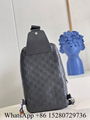 Sell Louis Vuitton Sac Avenue Sling Damier infini bag men crossbody bag leather 