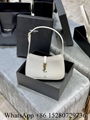 Saint Laurent LE 5 A 7 HOBO BAG EN CUIR LISSE     hobo bag white shoulder bag 