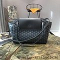 Shop Goyard Goyardine Rouette Soft bag PM  BLACK women bag high quality on sale  8