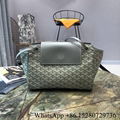 Shop Goyard Goyardine Rouette Soft bag PM  BLACK women bag high quality on sale  9