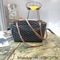 Shop Goyard Goyardine Rouette Soft bag PM  BLACK women bag high quality on sale  14