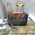 Shop Goyard Goyardine Rouette Soft bag PM  BLACK women bag high quality on sale  10