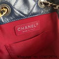 Shop Chanel gabrielle small backpack bag Chanel aged calfskin leather bag black 