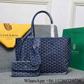 Goyard Reversible Tote Bag Goyard double sided tote st louis tote leather UAE   