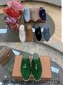 Shop Women Loro Piana Babouche Charms Mule shoes summer charms walk suede sale 