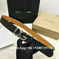 Hot sale luxury leather belt DG Baroque logo belt calfskin belt women DG belt   