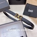 Hot sale luxury leather belt DG Baroque logo belt calfskin belt women DG belt   