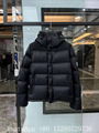 Shop Burberry Down Coat Detachable Sleeve Hooded Puffer Jacket winter outwear 