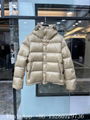 Shop Burberry Down Coat Detachable Sleeve Hooded Puffer Jacket winter outwear 