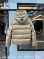 Shop Burberry Down Coat Detachable Sleeve Hooded Puffer Jacket winter outwear 