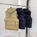 Shop Burberry Down Coat Detachable Sleeve Hooded Puffer Jacket winter outwear 