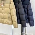 Shop Burberry Down Coat Detachable Sleeve Hooded Puffer Jacket winter outwear 