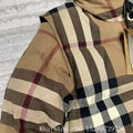 Shop Burberry Down Coat Detachable Sleeve Hooded Puffer Jacket winter outwear 