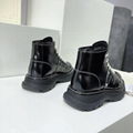 Alexander Mcqueen Tread lace-up boots,women mcqueen boots,slick boots,white 40