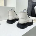 Alexander         Tread lace-up boots,women         boots,slick boots,white 40 3