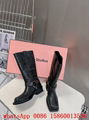 Acne Studios boots,Balius buckled crinkled leather knee high boots,discount boot