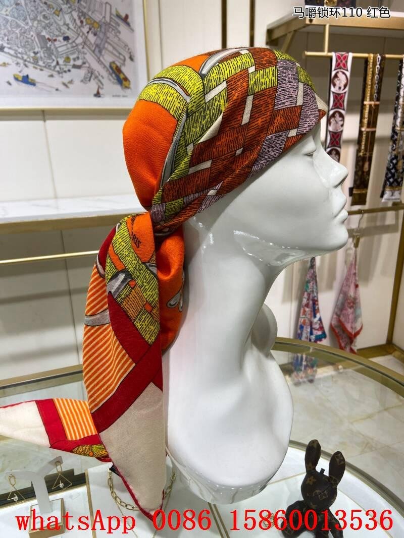        silk scarf,       Square scarf,Satin Head silk scarf ,orange        scarf 3