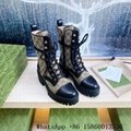       women's GG Matelasse Lace-up boot,GG quilted ankle boots,GG marmont boots, 16