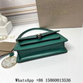 Serpenti Forever East-West Shoulder bag 293279,bvlgari calf leather bag, green