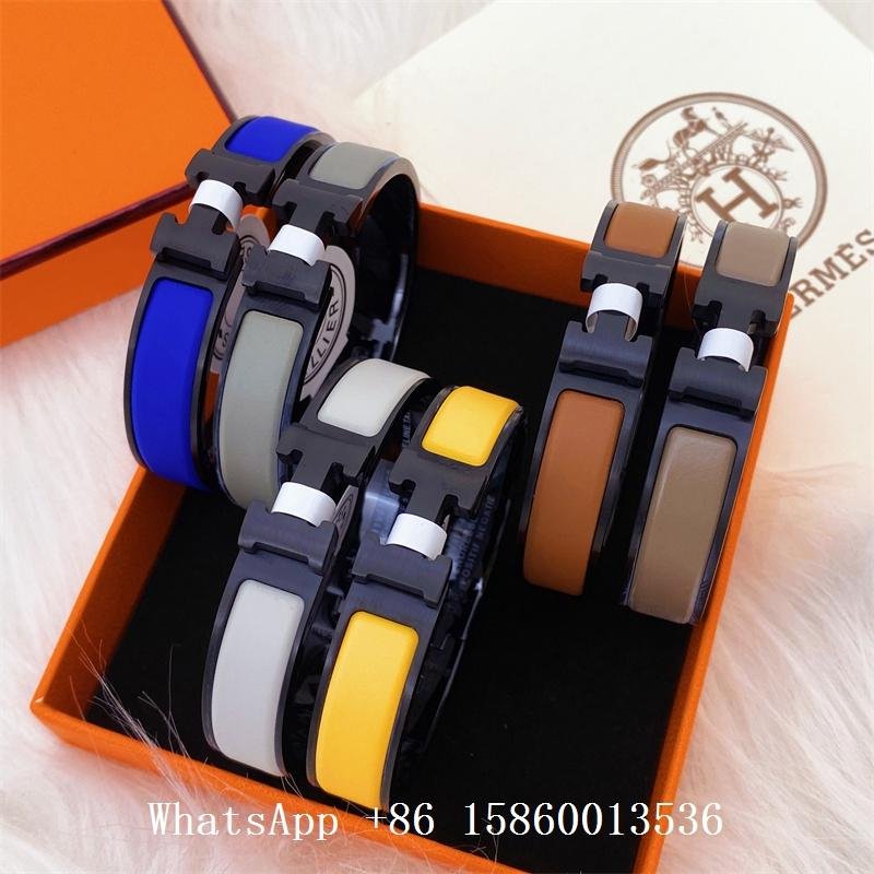        Clic H bracelet,       Clic Clac bracelet,gold plated metal orange,gifts  5