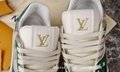 LV trainer Damier sneaker,LV Virgil Abloh sneaker,cheap lv sneakers,size 9.5