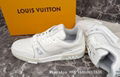 LV trainer Damier sneaker,LV Virgil Abloh sneaker,cheap lv sneakers,size 9.5