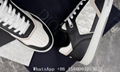      B27 Low top sneaker,black smooth calfskin,cheap      Oblique sneaker, 4