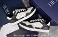      B27 Low top sneaker,black smooth calfskin,cheap      Oblique sneaker, 2