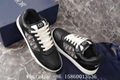      B27 Low top sneaker,black smooth calfskin,cheap      Oblique sneaker, 12